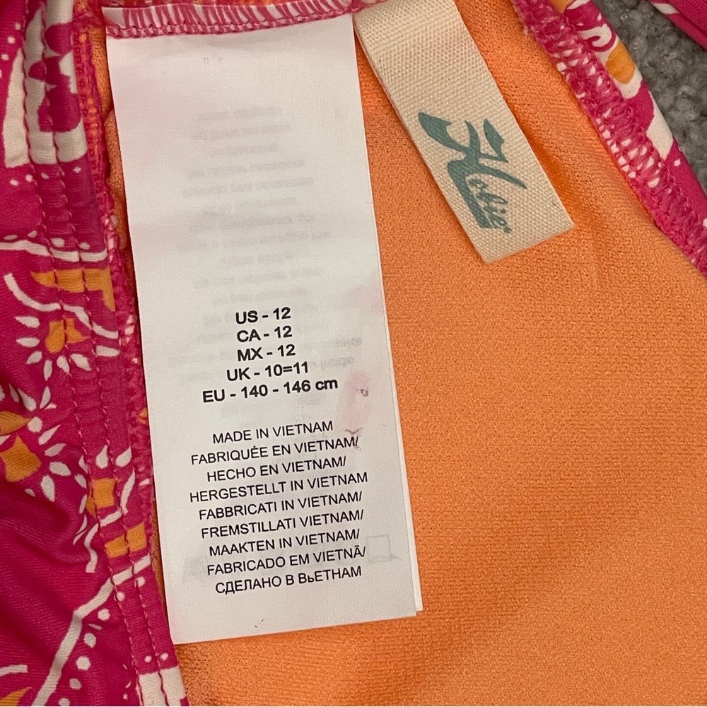 HOBIE Girls Swim Top Size 12 NWOT - Picture 3 of 4